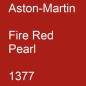 Preview: Aston-Martin, Fire Red Pearl, 1377.